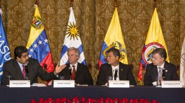 Reunión para solucionar los problemas fronterizos entre Colombia y Venezuela.