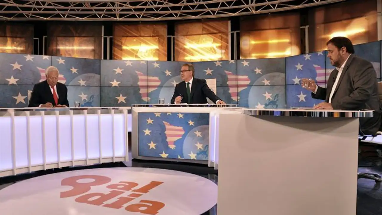 Debate entre Junqueras y Margallo