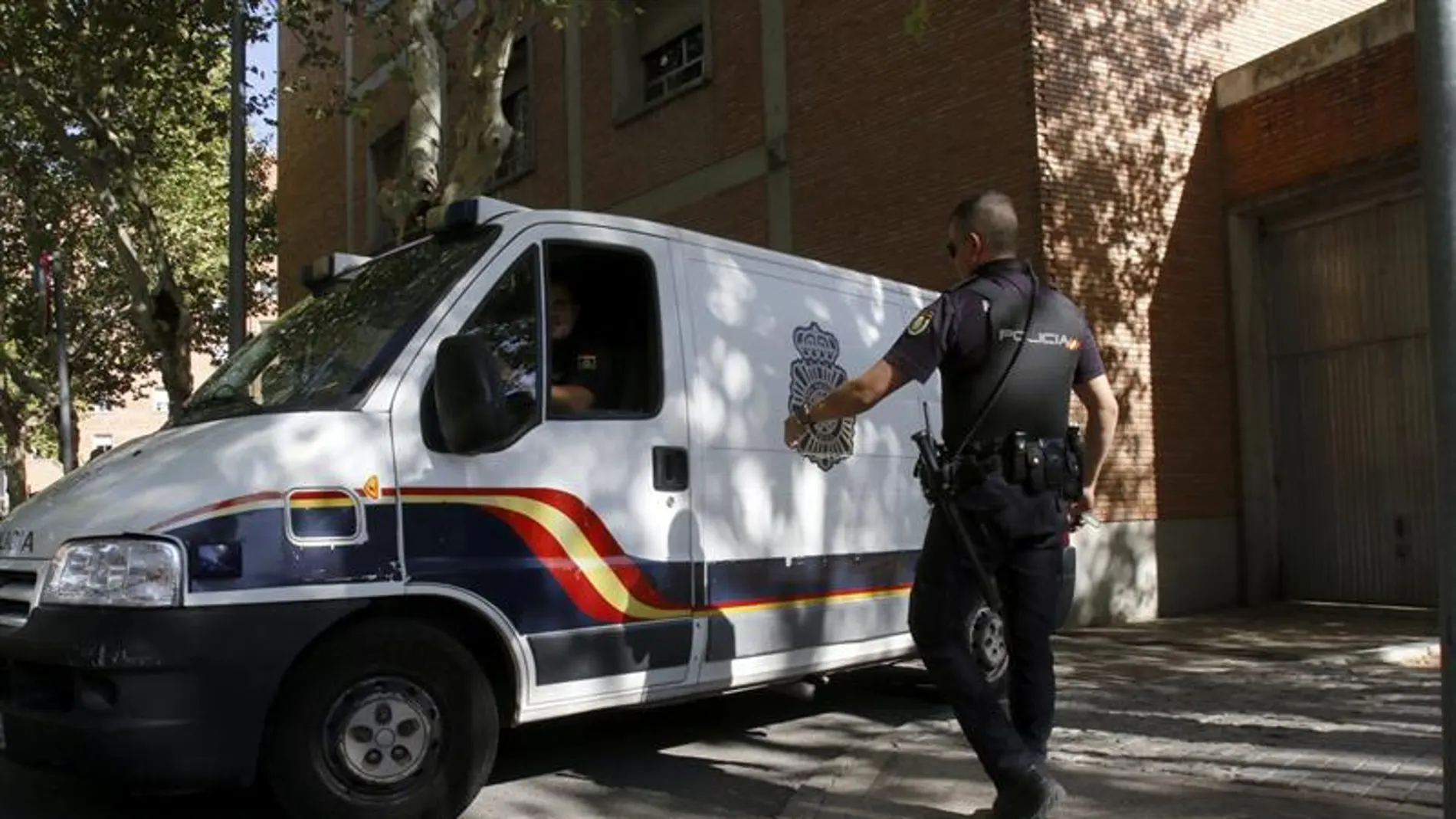 Un furgón policial en Córdoba Un furgón policial en Córdoba