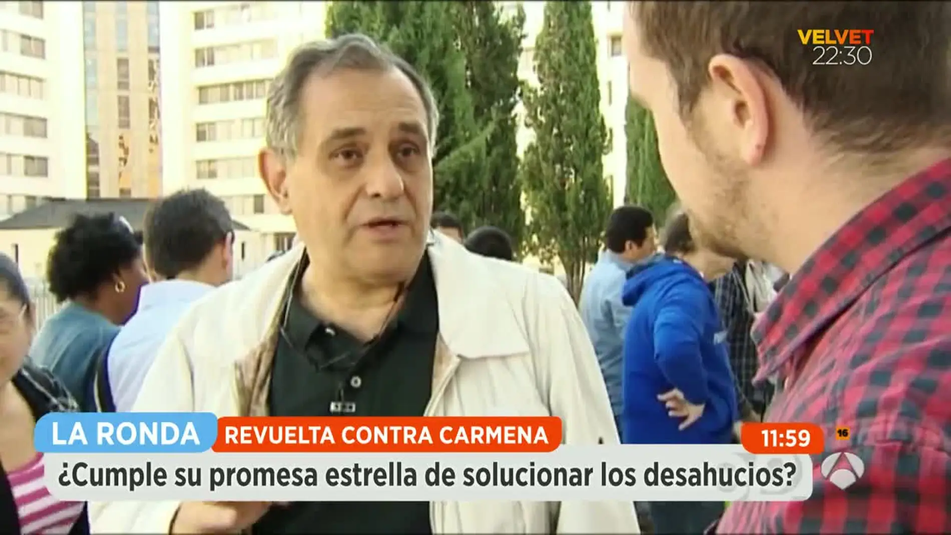 Luis Chamarro, portavoz en Madrid de la PAH