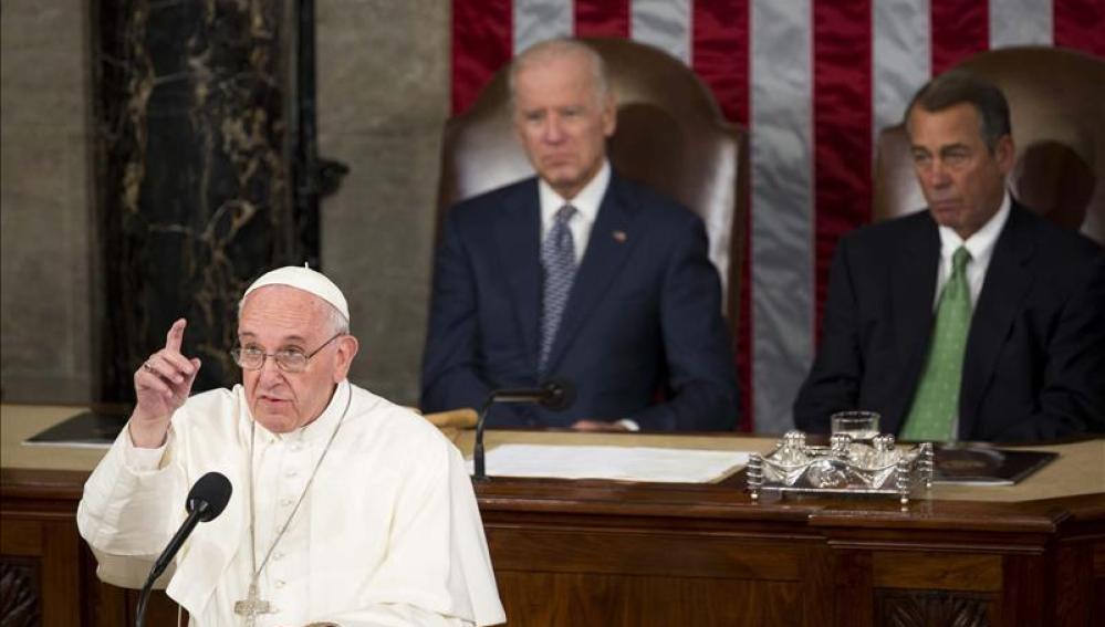 El Papa Francisco en el Congreso de EEUU