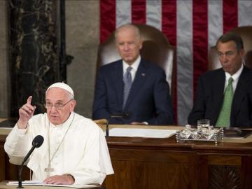 El Papa Francisco en el Congreso de EEUU