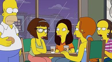Lena Dunham llega a Springfield dispuesta a conquistar a Homer Simpson