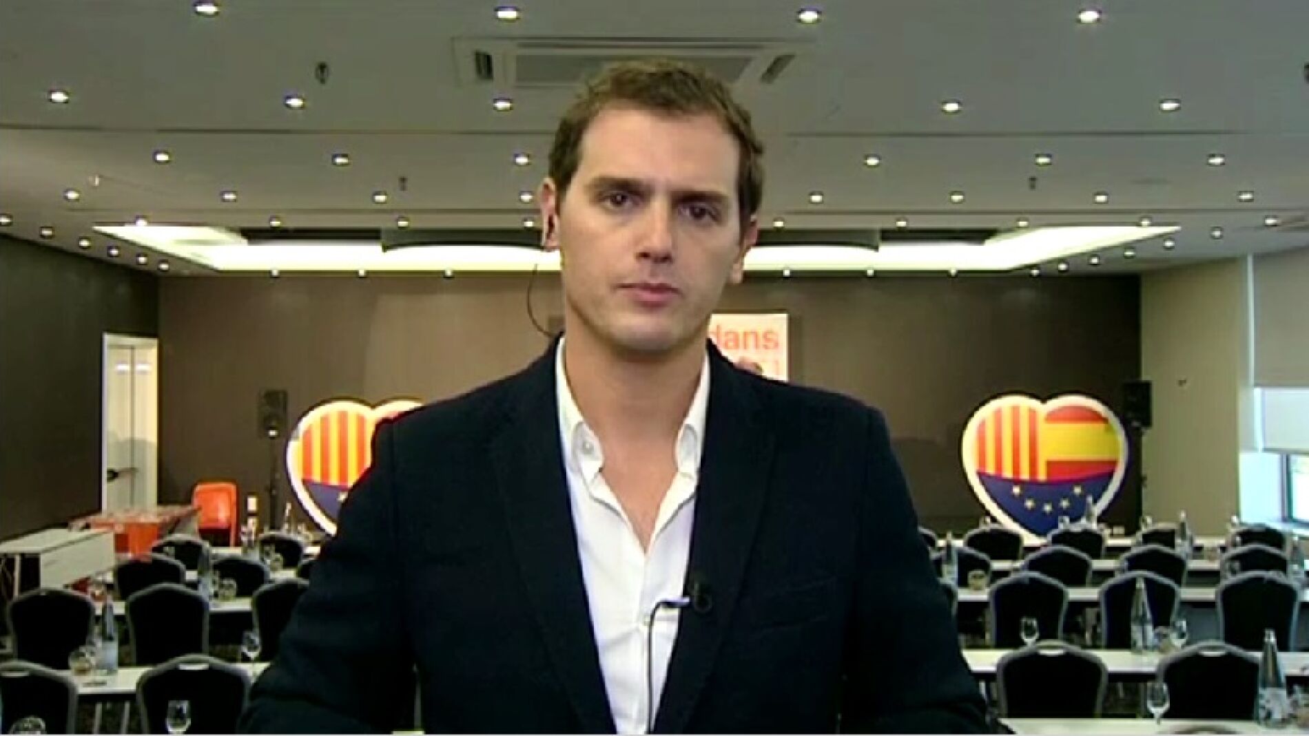 Albert Rivera, presidente de Ciudadanos, durante una entrevista en Espejo P&uacute;blico