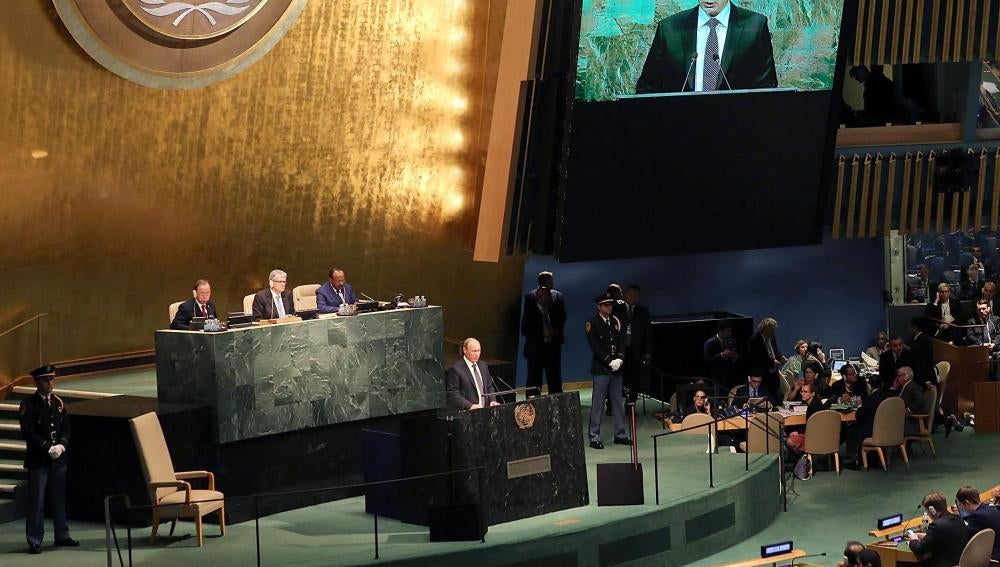Vladimir Putin, en la ONU