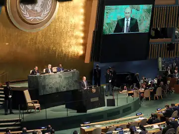 Vladimir Putin, en la ONU Vladimir Putin, en la ONU