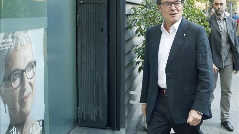 Mas llega solo a la sede de CDC tras la victoria de Junts pel S&iacute;