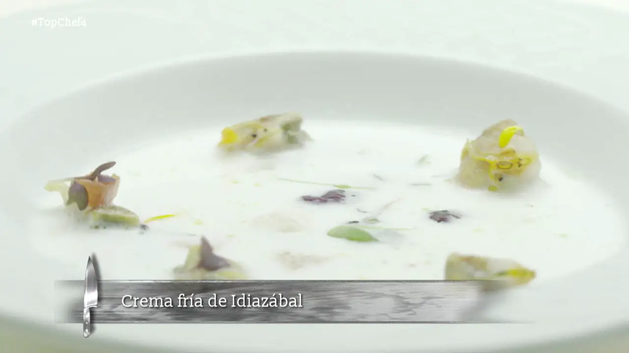 Crema fría de Idiazábal