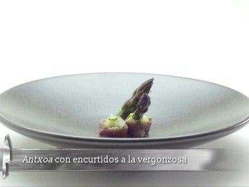 Antxoa con encurtidos a la vergonzosa