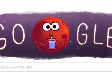 Google homenajea a Marte Google homenajea a Marte