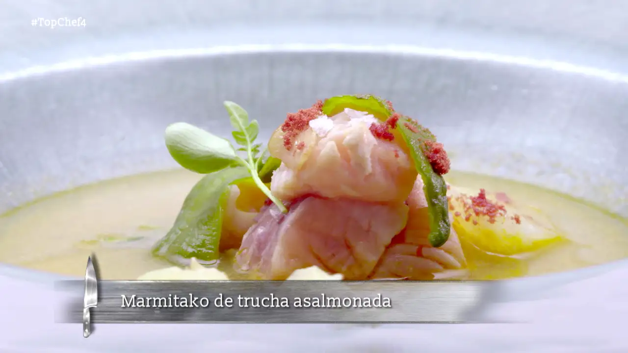 Marmitako de trucha asalmonada