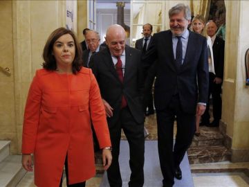 La vicepresidenta del Gobierno, Soraya Sáenz de Santamaría