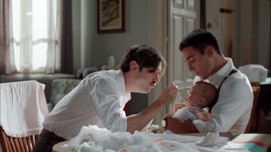 Mateo y Alberto, dos hombres y un chupete