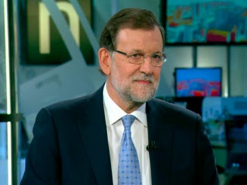 Mariano Rajoy entrevistado en Antena 3