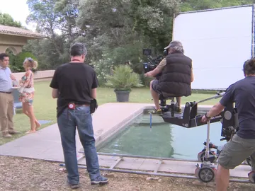 Grabando en la casa de Juan Rueda Grabando en la casa de Juan Rueda