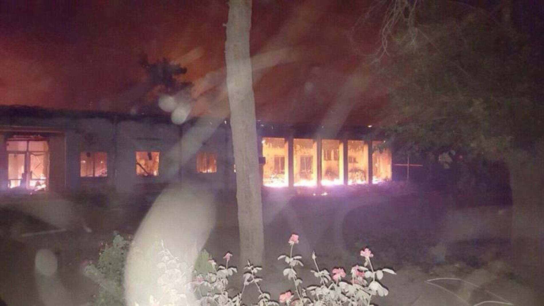 Imagen de hospital bombardeado