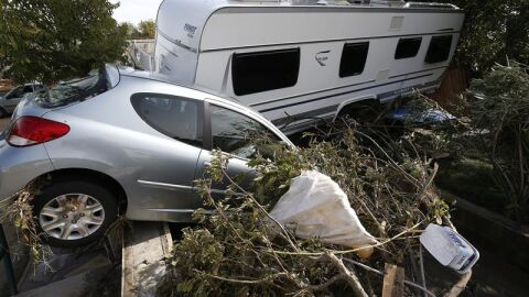 Consecuencias de las inundaciones en el sur de Francia