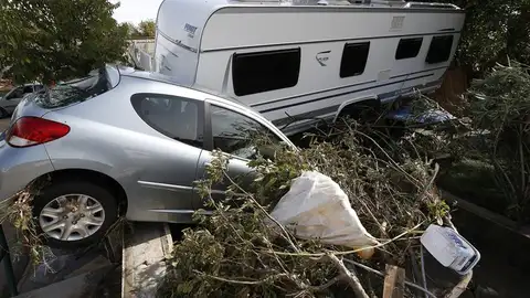 Consecuencias de las inundaciones en el sur de Francia Consecuencias de las inundaciones en el sur de Francia