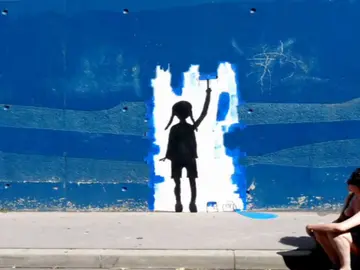 Graffiti callejero de Banksy Graffiti callejero de Banksy