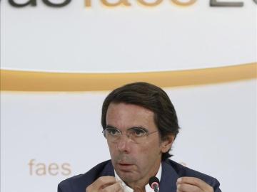 El expresidente del Gobierno José María Aznar