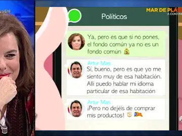 El grupo de whatsapp de los políticos españoles El grupo de whatsapp de los políticos españoles