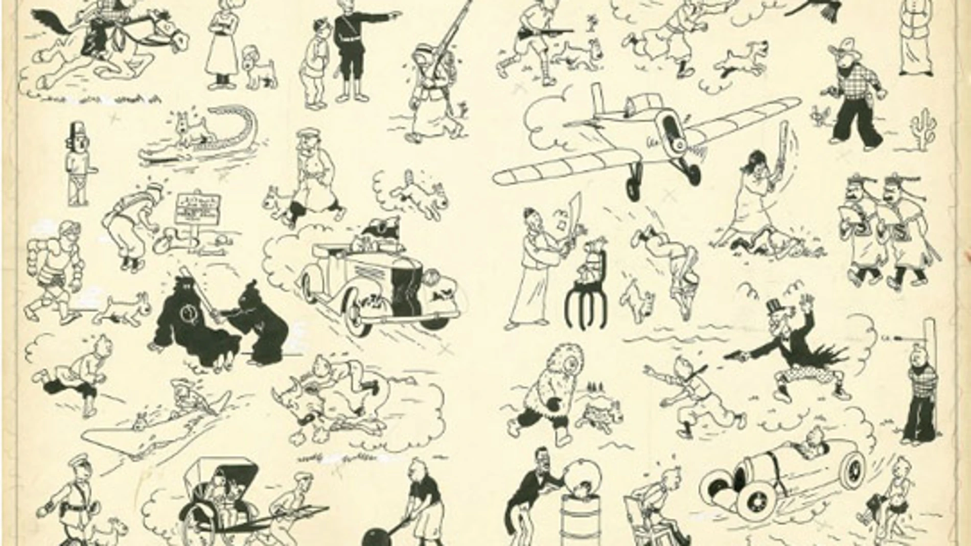 Un 'Tintín' subastado por un millón de euros Un 'Tintín' subastado por un millón de euros