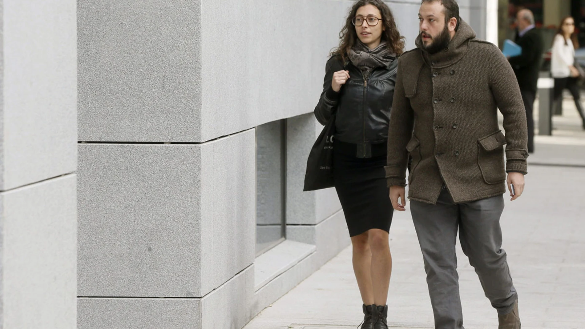 Guillermo Zapata a su llegada a la Audiencia Nacional Guillermo Zapata a su llegada a la Audiencia Nacional