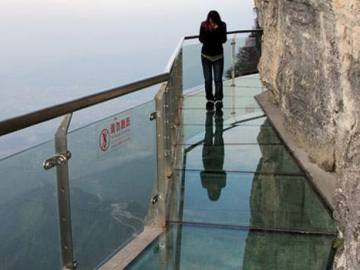 Pasarela de cristal en China