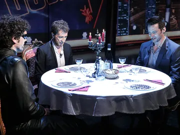 El Hombre de Negro, Pablo Motos y Hugh Jackman en El Hormiguero 3.0 El Hombre de Negro, Pablo Motos y Hugh Jackman en El Hormiguero 3.0