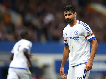 Diego Costa, durante un partido con el Chelsea Diego Costa, durante un partido con el Chelsea