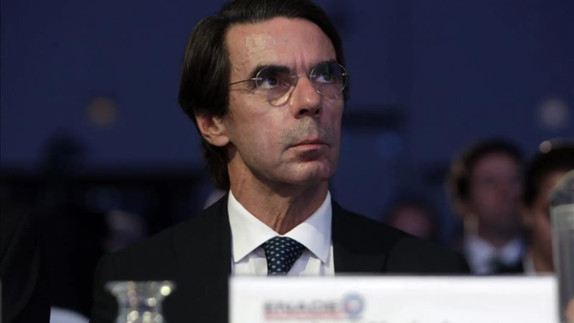 El expresidente del Gobierno José María Aznar, durante un encuentro en Guatemala El expresidente del Gobierno José María Aznar, durante un encuentro en Guatemala