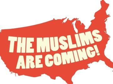 Cartel de la obra 'Muslims are coming'