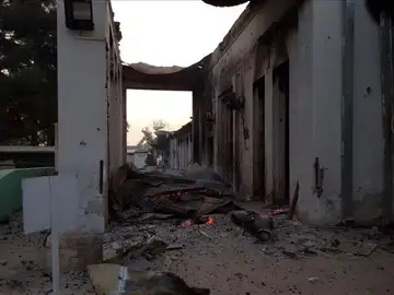 El hospital de Kunduz ha quedado parcialmente destruido El hospital de Kunduz ha quedado parcialmente destruido