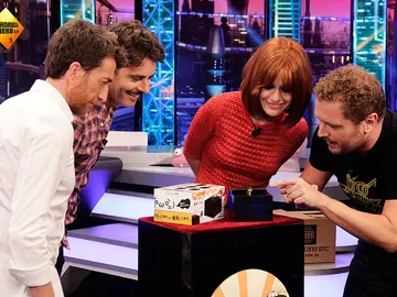 Pablo Motos, Eduardo Noriega, Alexandra Jiménez y El Monaguillo en El Hormiguero 3.0 Pablo Motos, Eduardo Noriega, Alexandra Jiménez y El Monaguillo en El Hormiguero 3.0