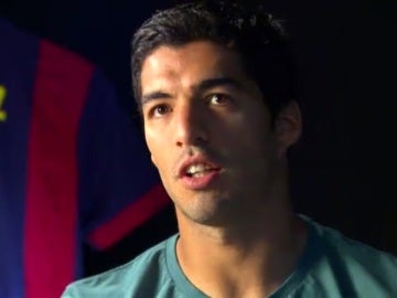 Luis Suárez, durante una entrevista