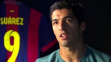 Luis Suárez, durante una entrevista