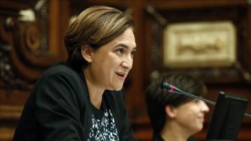 La alcaldesa de Barcelona, Ada Colau