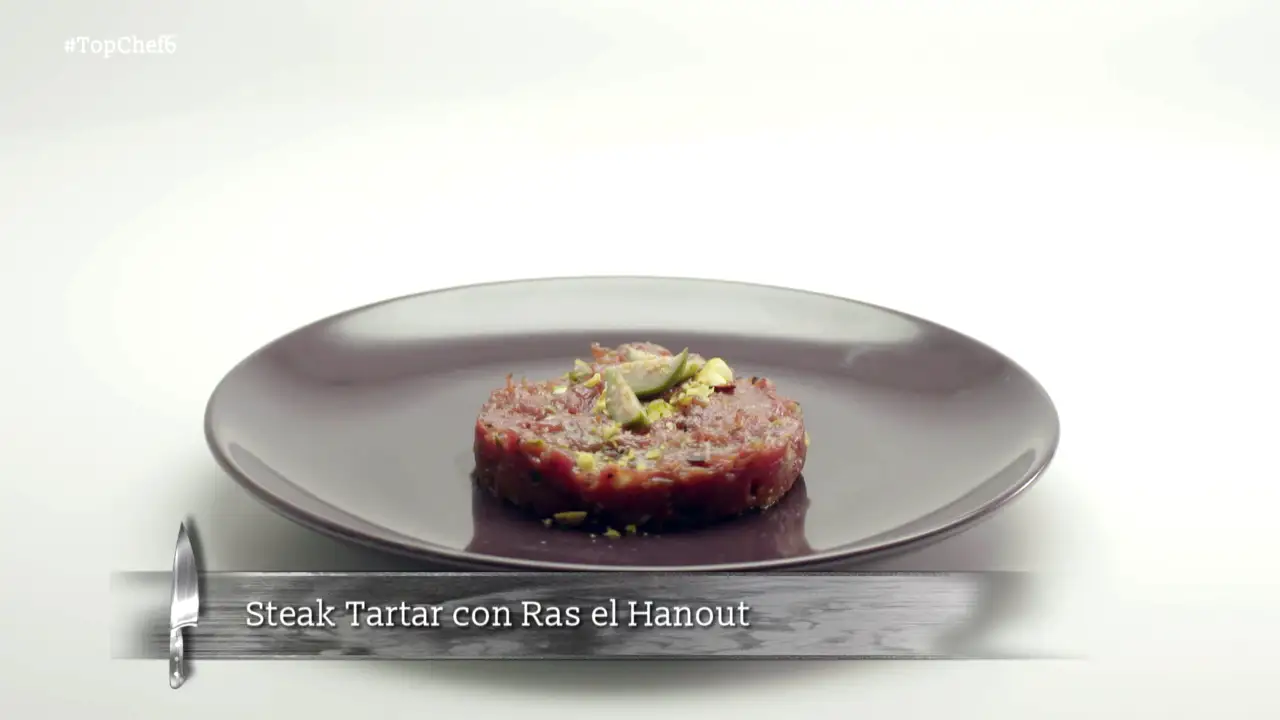 Steak tartar con Ras el Hanout