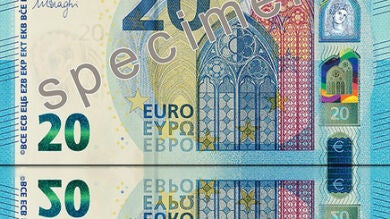 El nuevo billete de 20 euros entrará en circulación el próximo 25 de noviembre