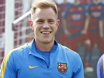 Ter Stegen, en la vuelta a los entrenamientos Ter Stegen, en la vuelta a los entrenamientos