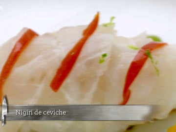 Nigiri de ceviche