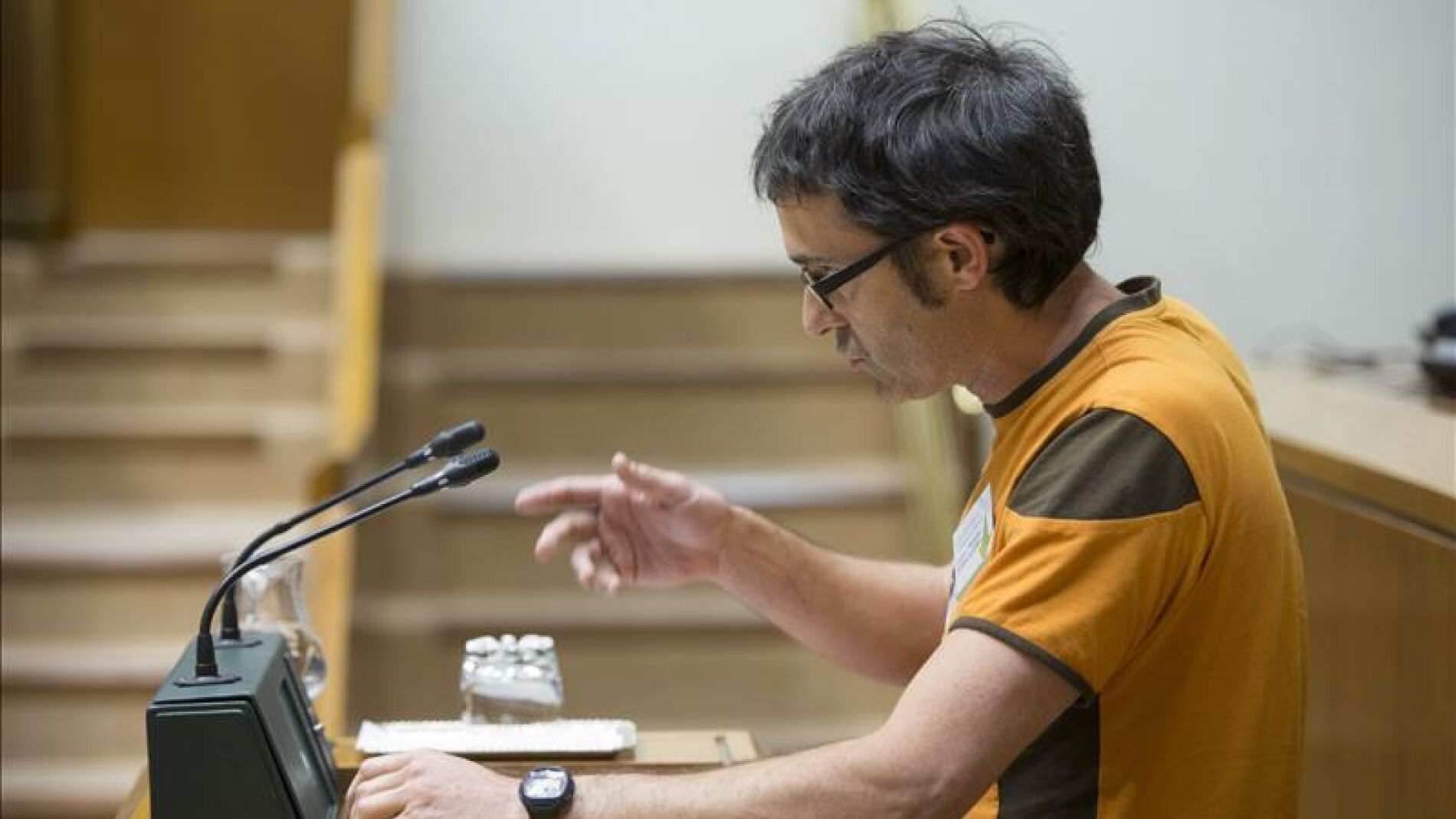 El portavoz de EH Bildu, Julen Arzuaga