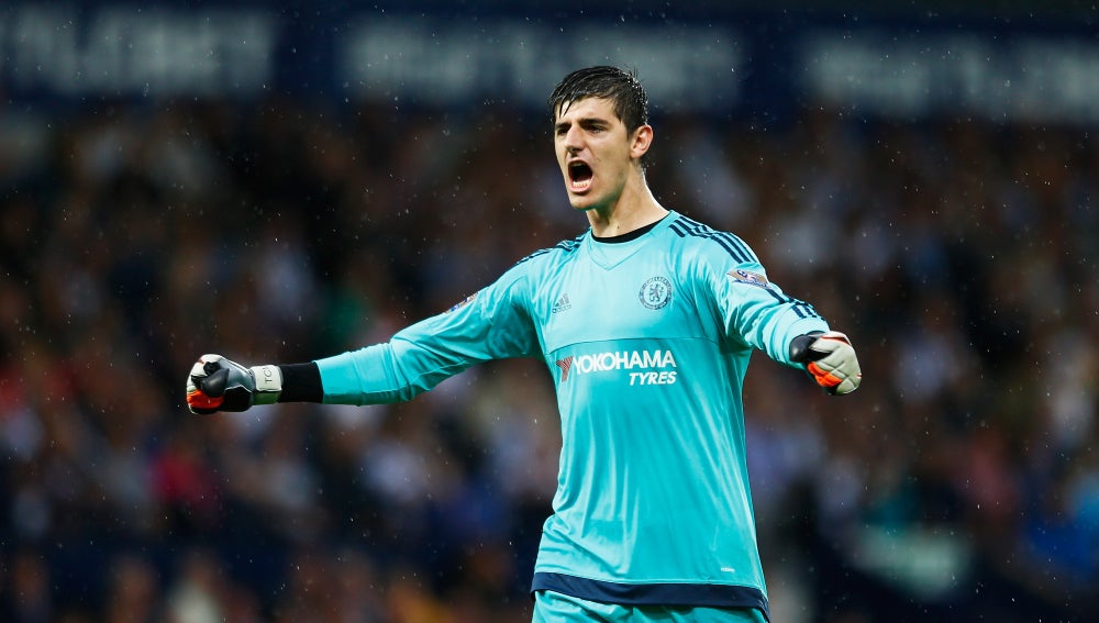 Thibaut Courtois, durante un partido con el Chelsea