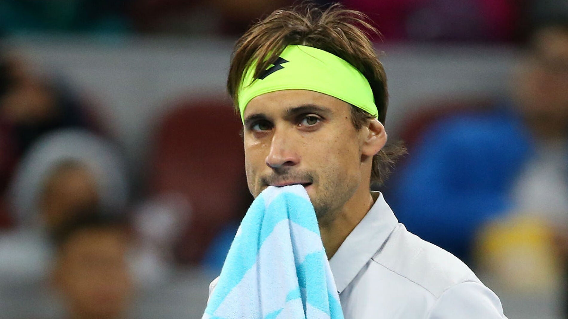 David Ferrer, en el Abierto de China