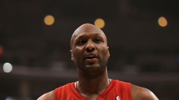 Lamar Odom, durante un partido con los Clippers