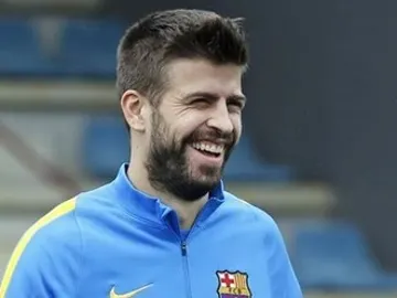 Piqué, en el entrenamiento del Barcelona Piqué, en el entrenamiento del Barcelona