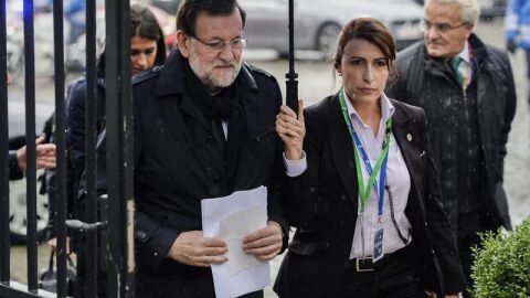 Rajoy en Bruselas.
