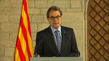 Artur Mas en rueda de prensa