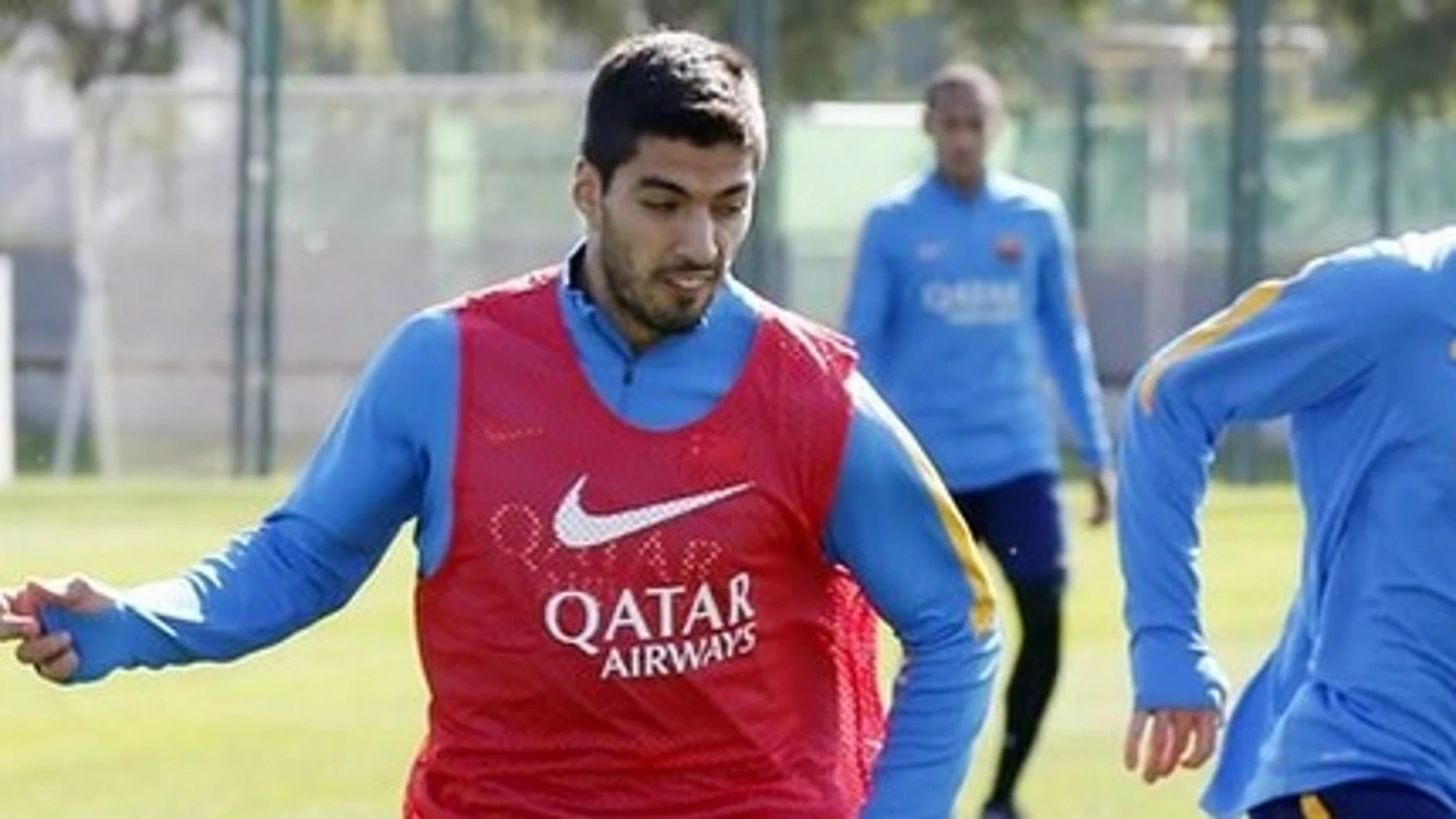 Luis Suárez se entrena con el Barcelona Luis Suárez se entrena con el Barcelona
