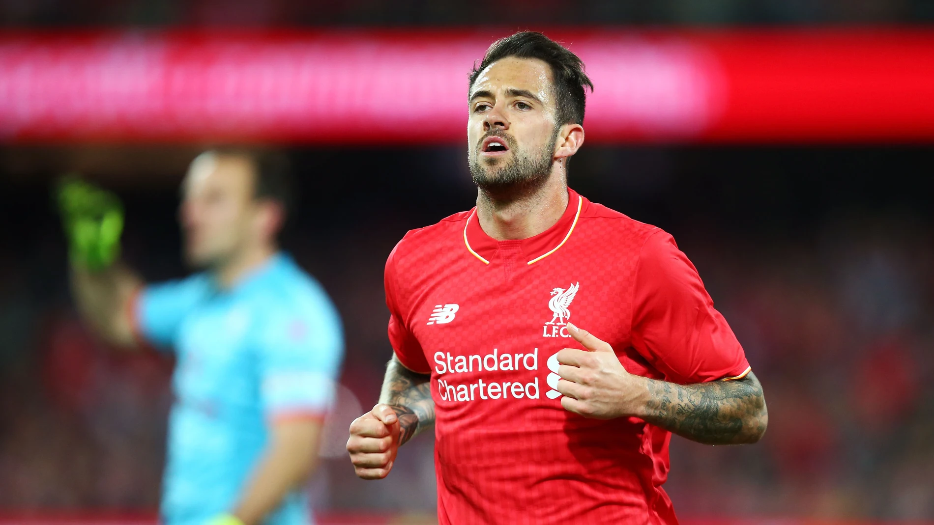 Danny Ings, en un encuentro con el Liverpool Danny Ings, en un encuentro con el Liverpool
